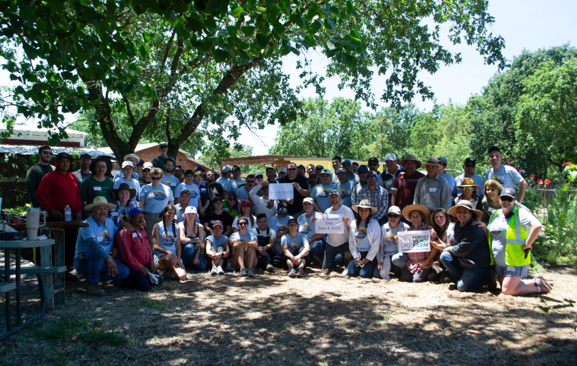 Joe Martin Day of Service - St. Francis a winery that gives back