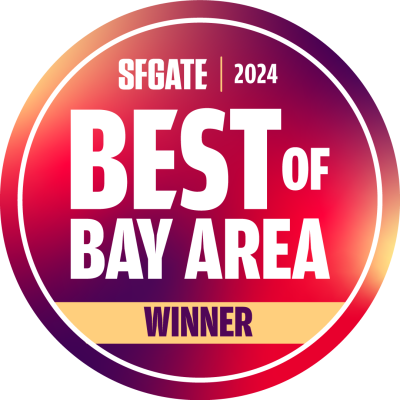 Best of the Bay Area Winner Badge SFGATE - Best Winery & Best Tasting Room