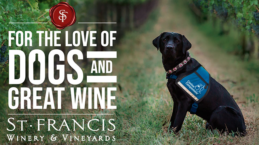 For the love of dogs and fine wine.