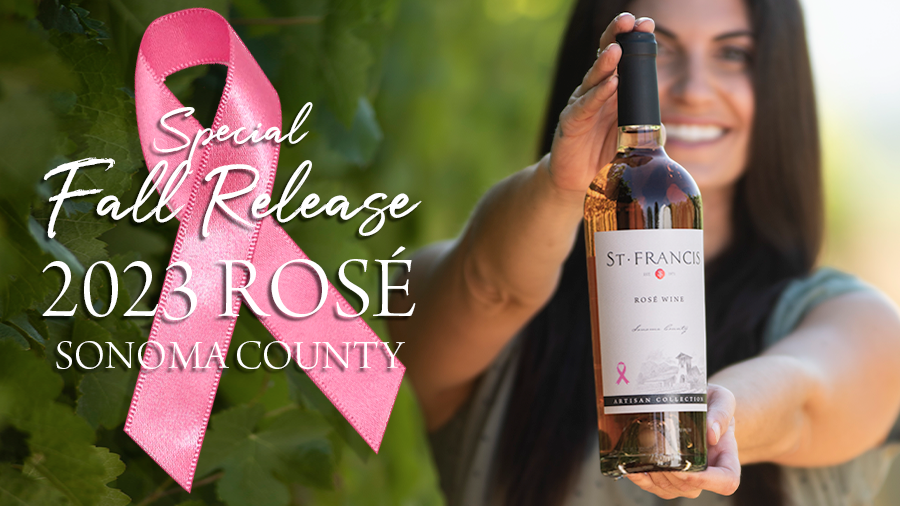 Special Fall Rosé release supporting Breast Cancer Awareness.