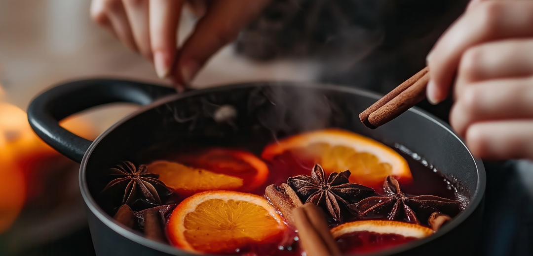 Preparing Mulled Wine