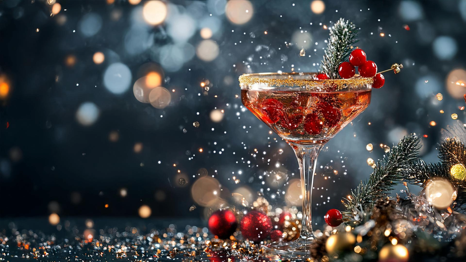 Holiday wine cocktails